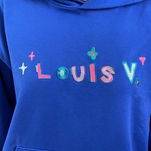 MEGA YACHT LOUIS V BLUE HOODIE